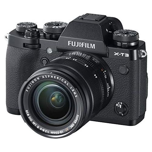 후지필름 Fujifilm X-T3 Mirrorless Digital Camera w/XF18-55mm Lens Kit - Black