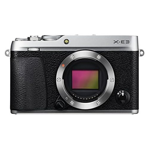 후지필름 Fujifilm X-E3 Mirrorless Digital Camera, Silver (Body Only)