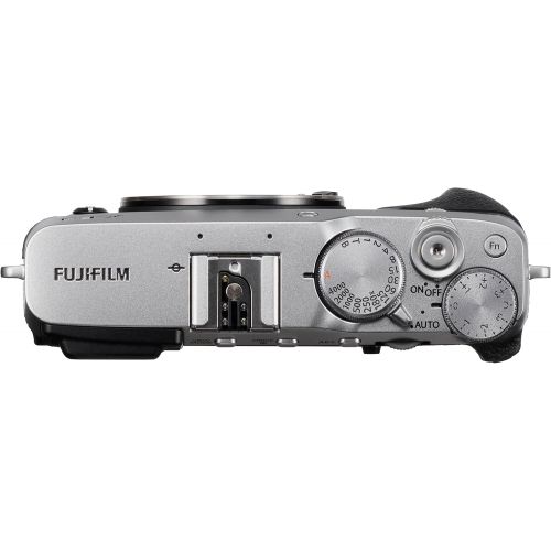 후지필름 Fujifilm X-E3 Mirrorless Digital Camera, Silver (Body Only)