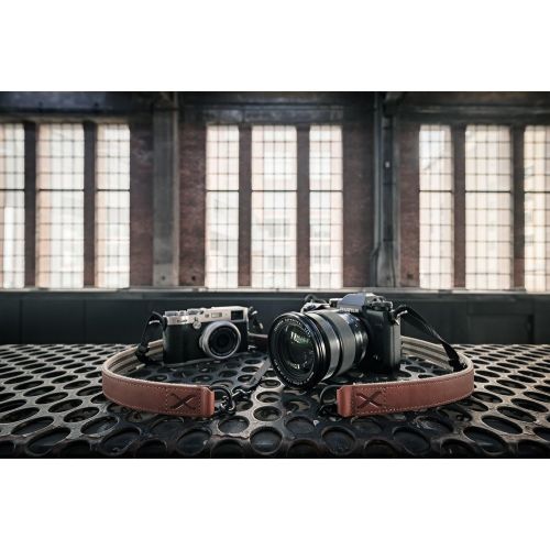 후지필름 Visit the Fujifilm Store Fujifilm Premium Leather Camera Strap - Brown