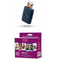 [아마존베스트]Fujifilm Instax Mini Link Smartphone Printer - Dark Denim + w/60-pack