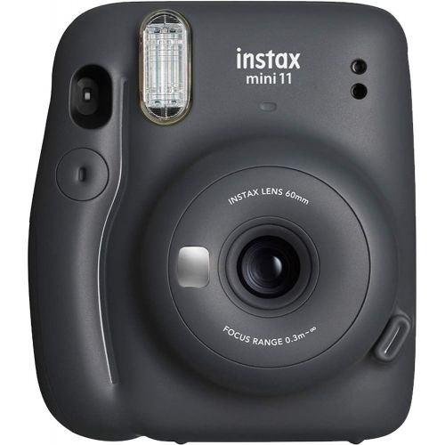 후지필름 [아마존베스트]Fujifilm Instax Mini 11 Instant Camera - Charcoal Grey (16654786) + 3x Packs Fujifilm Instax Mini Twin Pack Instant Film + Batteries + Case - Instant Camera Bundle
