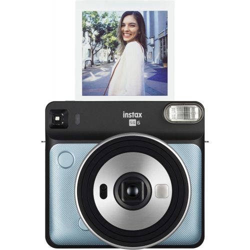 후지필름 [아마존베스트]Fujifilm Instax Square SQ6 - Instant Film Camera - Aqua Blue