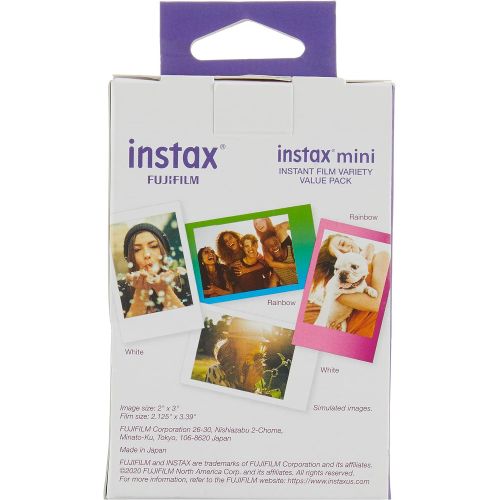 후지필름 [아마존베스트]Fujifilm Instax Mini Variety Film Value Pack 20 Count