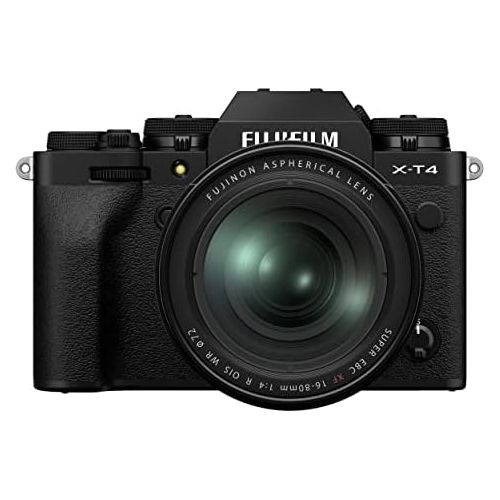 후지필름 [아마존베스트]Fujifilm X-T4 Mirrorless Digital Camera XF16-80mm Lens Kit - Black
