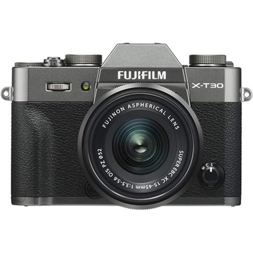 후지필름 [아마존베스트]Fujifilm X-T30 Mirrorless Digital Camera w/XC15-45mm F/3.5-5.6 OIS PZ Lens, Charcoal Silver