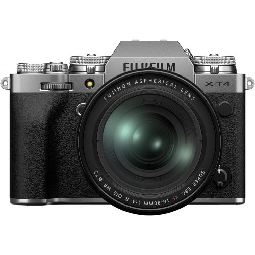 후지필름 [아마존베스트]Fujifilm X-T4 Mirrorless Digital Camera XF16-80mm Lens Kit - Silver