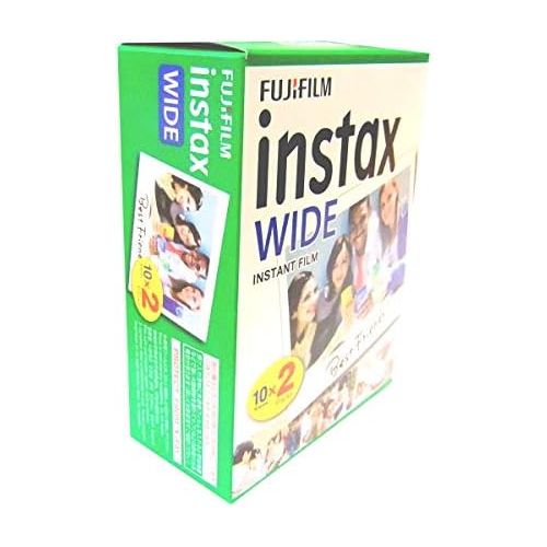 후지필름 [아마존베스트]2 Packs (40 sheets) Fujifilm Fuji Instax Wide Film Instant Photos for Polaroid 210 200 Camera