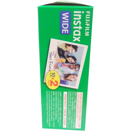 후지필름 [아마존베스트]2 Packs (40 sheets) Fujifilm Fuji Instax Wide Film Instant Photos for Polaroid 210 200 Camera