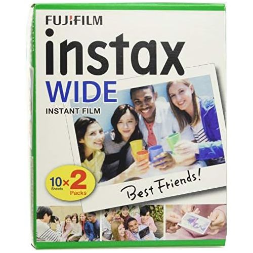 후지필름 [아마존베스트]Bundle 5 packs of 20 Fujifilm Instax Wide format Film (100 photos) for Fuji Instax 210 camera