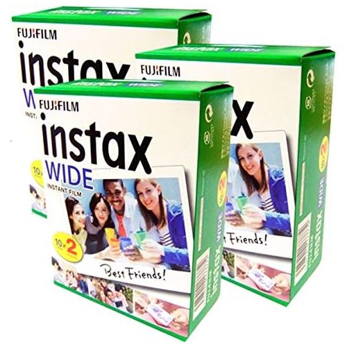 후지필름 [아마존베스트]Fuji Fujifilm Instax Wide Instant Photo 60 Film for Instax Wide 210 200 100 300 Camera