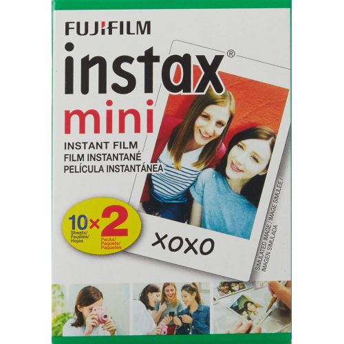 후지필름 [무료배송]Fujifilm Instax Mini Instant Film Twin Pack (White)