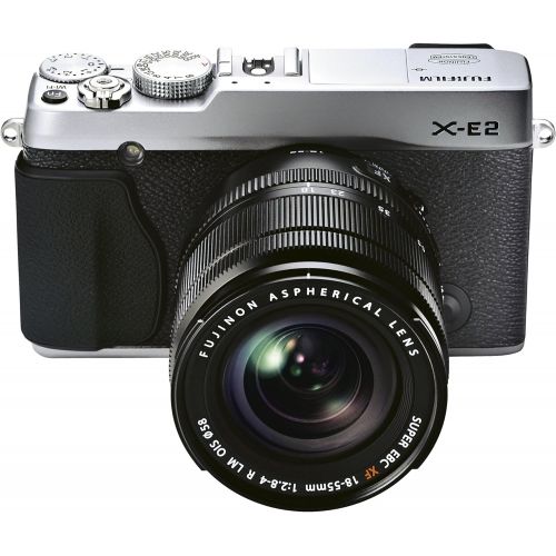 후지필름 Fujifilm X-E2 16.3 MP Mirrorless Digital Camera with 3.0-Inch LCD and 18-55mm Lens (Black)