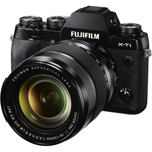 후지필름 Fujifilm X-T1 16 MP Mirrorless Digital Camera with 3.0-Inch LCD and XF18-55mm F2.8-4.0 R LM OIS Lens (Old Model)