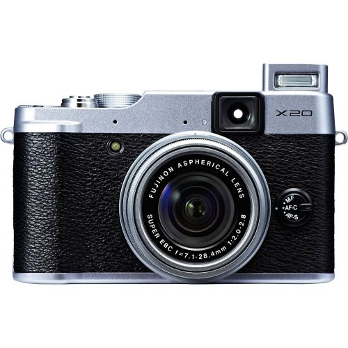 후지필름 Fujifilm X20 12 MP Digital Camera with 2.8-Inch LCD (Silver)