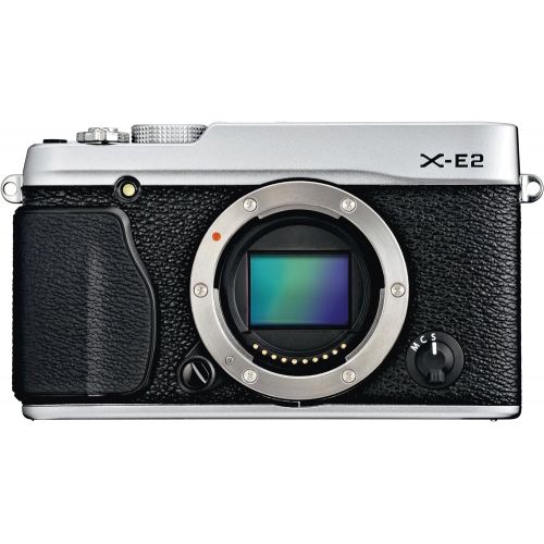 후지필름 Fujifilm X-E2 16.3 MP Mirrorless Digital Camera with 3.0-Inch LCD - Body Only (Silver)
