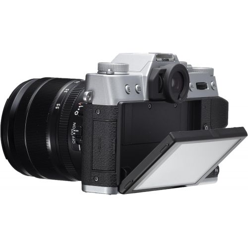 후지필름 Fujifilm X-T10 Silver Mirrorless Digital Camera Kit with XF18-55mm F2.8-4.0 R LM OIS Lens