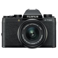 Fujifilm X-T100 Mirrorless Digital Camera wXC15-45mmF3.5-5.6 OIS PZ Lens - Black