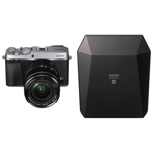 후지필름 Fujifilm X-E3 Mirrorless Digital Camera wXF18-55mm Lens Kit - Silver