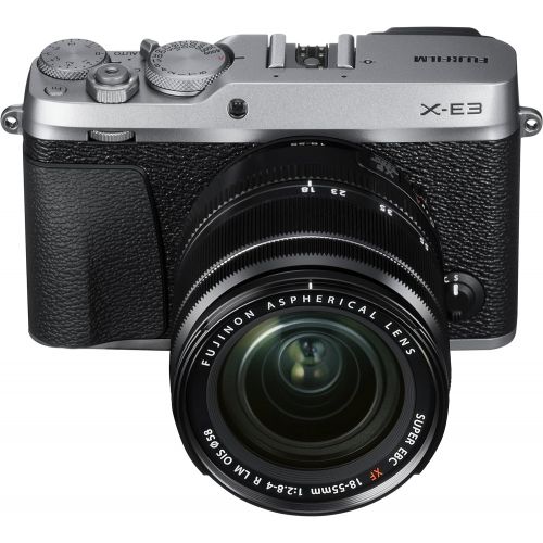 후지필름 Fujifilm X-E3 Mirrorless Digital Camera wXF18-55mm Lens Kit - Silver