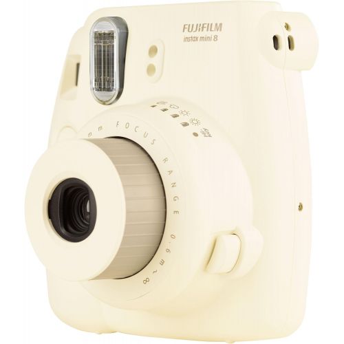 후지필름 Fujifilm FujiFilm Instax Mini 8 with Strap and Batteries (White)
