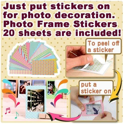 후지필름 Fujifilm Instax Mini Film 6 Pack Bundle! Rainbow, Candy Pop, Disney Alice, Stained Glass, Shiny Star, Comic 10 X 6 = 60 Sheets Assort Set Stickers