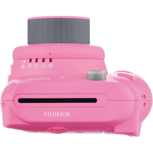 후지필름 Fujifilm Instax Mini 9 (Flamingo Pink) Instant Camera with Mini Film Twin Pack