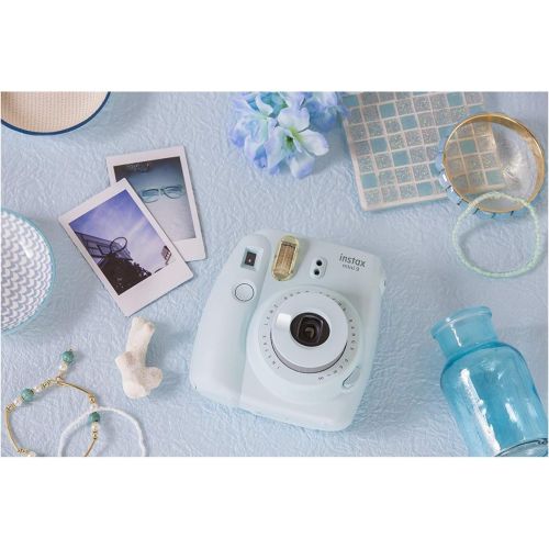 후지필름 Fujifilm Instax Mini 9 (Flamingo Pink) Instant Camera with Mini Film Twin Pack