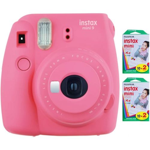 후지필름 Fujifilm Instax Mini 9 Instant Camera (Lime Green) with Instax Mini Film (20 Sheets)