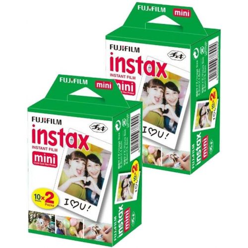 후지필름 Fujifilm Instax SHARE Smartphone Printer SP-3 (White) with Instant Film, Deluxe Camera Case, and FiberTique Cloth