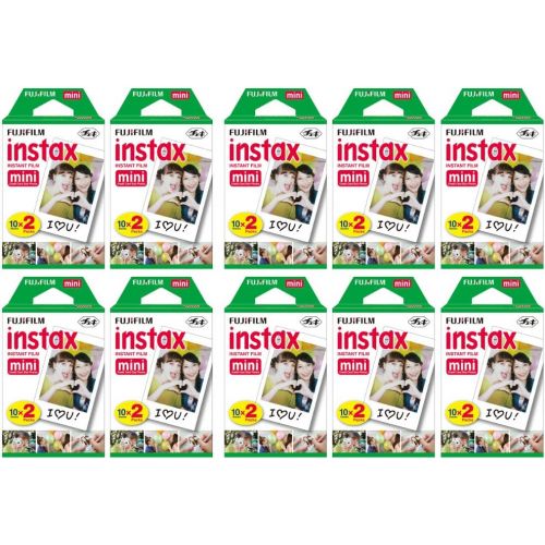 후지필름 Fujifilm Instax Mini Instant Film (20 Twin Packs, 400 Total Pictures) for Instax Cameras