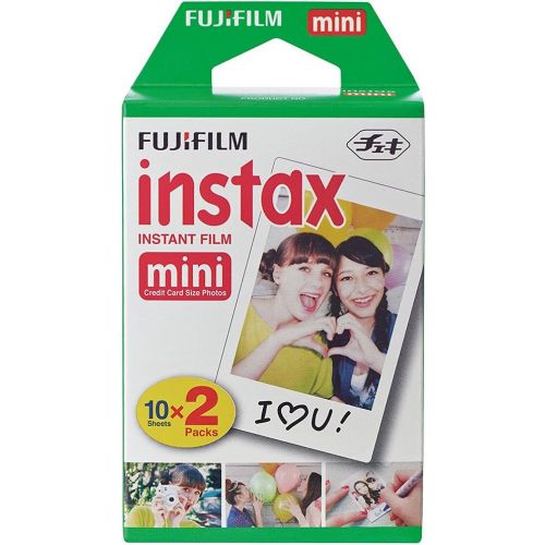 후지필름 Beach Camera Fujifilm Instax Mini 9 Instant Camera Bundle wCase and Film (Flamingo Pink)