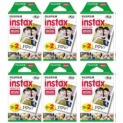 후지필름 Fujifilm Instax Mini Instant Film (6 Twin Packs, 120 Total Pictures) for Instax Cameras