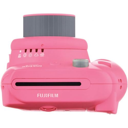 후지필름 Photo4Less Fujifilm instax Mini 9 Instant Film Camera (Flamingo Pink) + Fujifilm Instax Mini Twin Pack Instant Film (20 Shots)  Deluxe Bundle