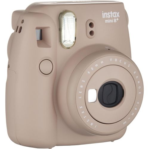 후지필름 Fujifilm Instax Mini 8+ (Vanilla) Instant Film Camera + Self Shot Mirror for Selfie Use - International Version