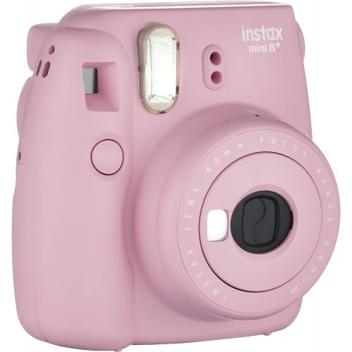 후지필름 Fujifilm Instax Mini 8+ (Vanilla) Instant Film Camera + Self Shot Mirror for Selfie Use - International Version