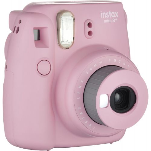 후지필름 Fujifilm Instax Mini 8+ (Vanilla) Instant Film Camera + Self Shot Mirror for Selfie Use - International Version