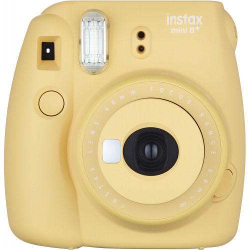 후지필름 Fujifilm Instax Mini 8+ (Vanilla) Instant Film Camera + Self Shot Mirror for Selfie Use - International Version