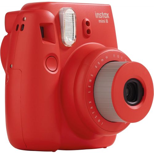 후지필름 Fuji Instax Mini 8 Red Fujifilm Instax Mini 8 Camera Raspberry
