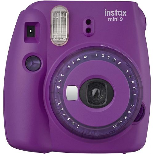후지필름 Fujifilm Instax Mini 9 Instant Camera (Cobalt Blue) with 2 x Instant Twin Film Pack (40 Exposures)