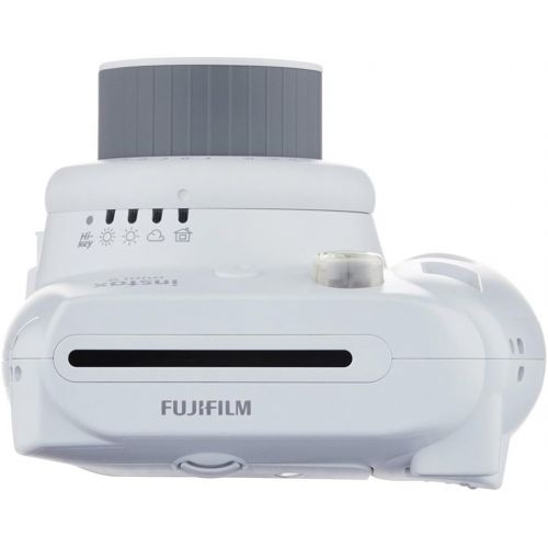 후지필름 Fujifilm Instax Mini 9 Instant Camera (Smokey White) with 2 x Instant Twin Film Pack (40 Exposures)