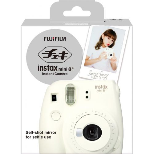 후지필름 Fujifilm Instax Mini 8+ (Mint) Instant Film Camera + Self Shot Mirror for Selfie Use - International Version (No Warranty)