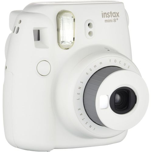 후지필름 Fujifilm Instax Mini 8+ (Mint) Instant Film Camera + Self Shot Mirror for Selfie Use - International Version (No Warranty)