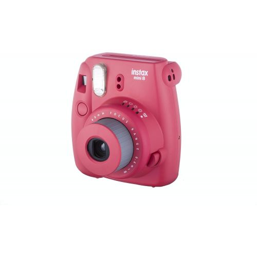 후지필름 Fujifilm Instax Mini 8 Instant Film Camera (Raspberry) (Discontinued by Manufacturer)