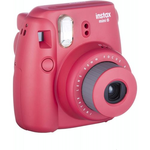 후지필름 Fujifilm Instax Mini 8 Instant Film Camera (Raspberry) (Discontinued by Manufacturer)