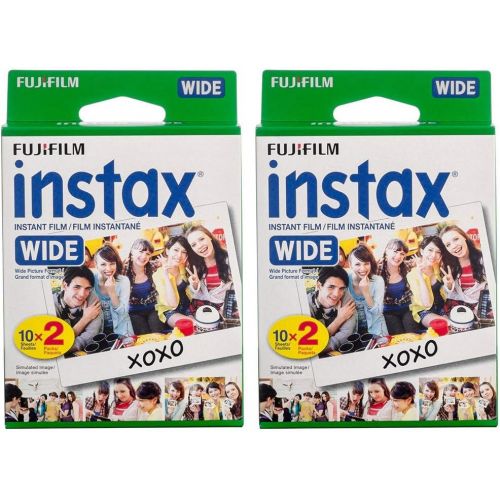 후지필름 Fujifilm Instax Wide Instant Film 4 Twin Packs =80 Prints