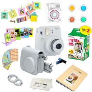 Fujifilm Instax Mini 9 Instant Camera SMOKEY WHITE w Film and Accessories  Polaroid Camera Kit
