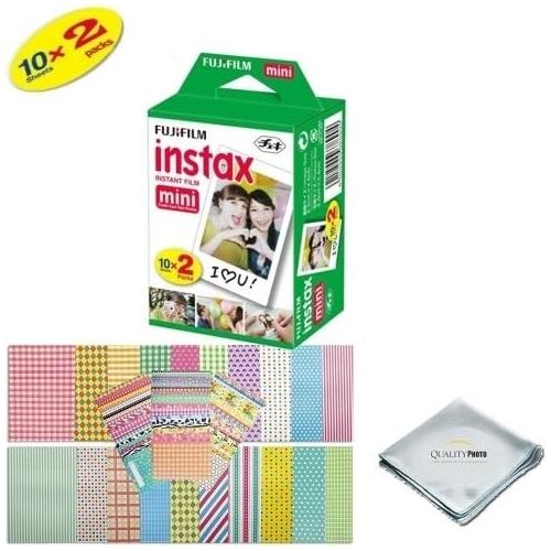 후지필름 Fujifilm Instax Mini 9 Instant Camera LIME GREEN w Film and Accessories  Polaroid Camera Kit