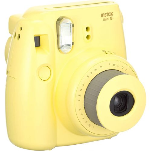 후지필름 Fujifilm Instax Mini 8 Instant Camera (Yellow) (Discontinued by Manufacturer)