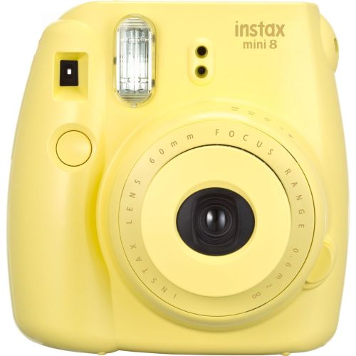 후지필름 Fujifilm Instax Mini 8 Instant Camera (Yellow) (Discontinued by Manufacturer)